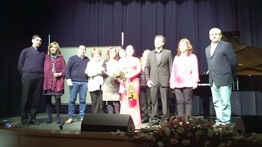 Lourdes Hierro (violn) y Pedro Gaviln (piano)