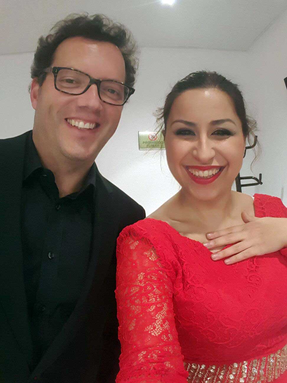 Lourdes Hierro (violn) y Pedro Gaviln (piano)