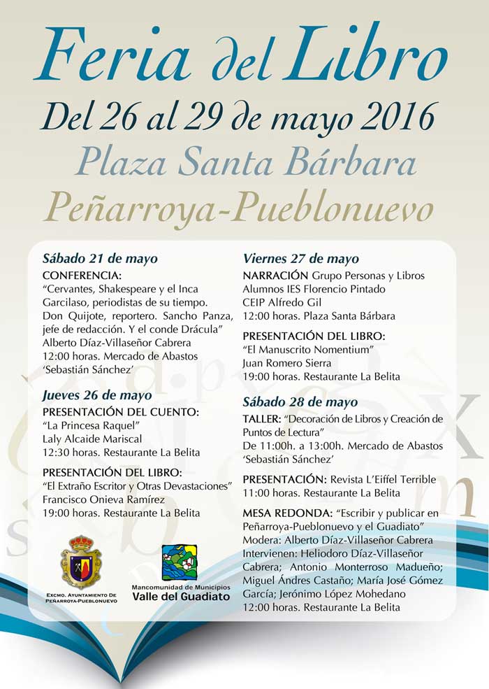 Programacin Feria del Libro 2016