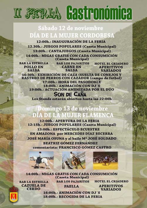 II Feria Gastronmica en El Hoyo de Belmez