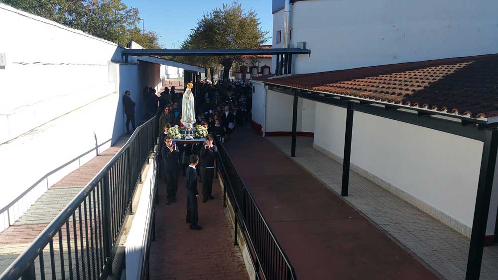 Presentacin de Mara recibe a la imagen de la Virgen de Ftima