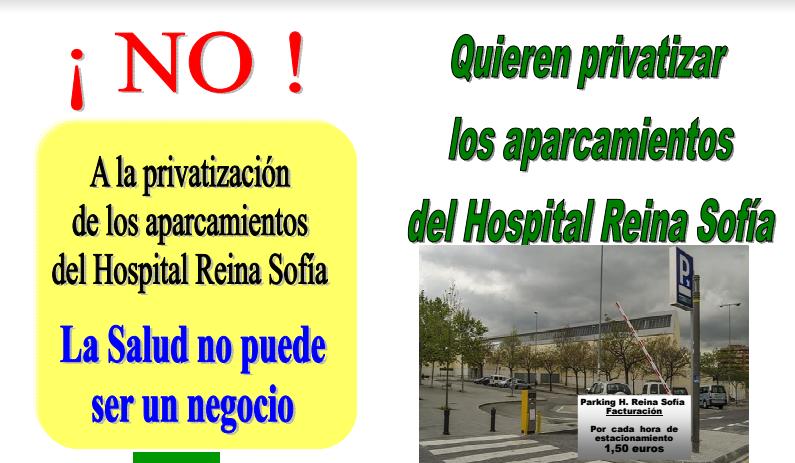 Contra la privatizacin de los aparcamientos en Reina Sofa