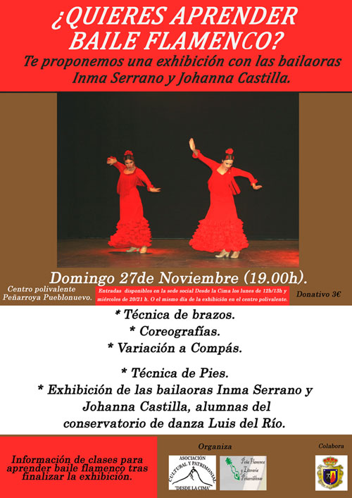 Quieres aprender baile flamenco?