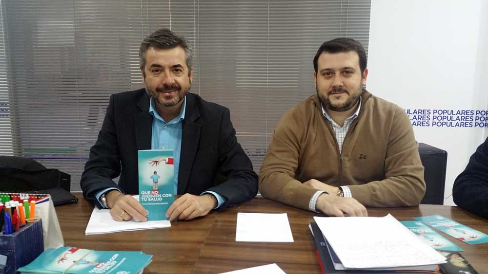 El PP presenta la campaa Que no jueguen con tu salud