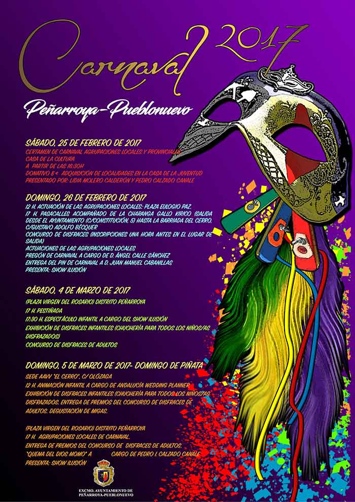 Programacin actividades de carnaval 2017