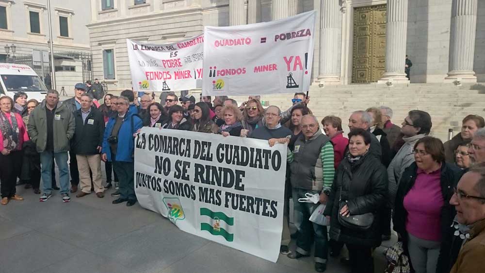 Ciudadanos del Guadiato llevan sus reclamaciones al Congreso