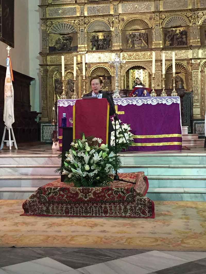 Sor Mara Jess Molina Castillejo ofreci el Pregn de Semana Santa