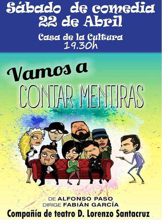 22 de abril: sbado de comedia en la casa de la cultura