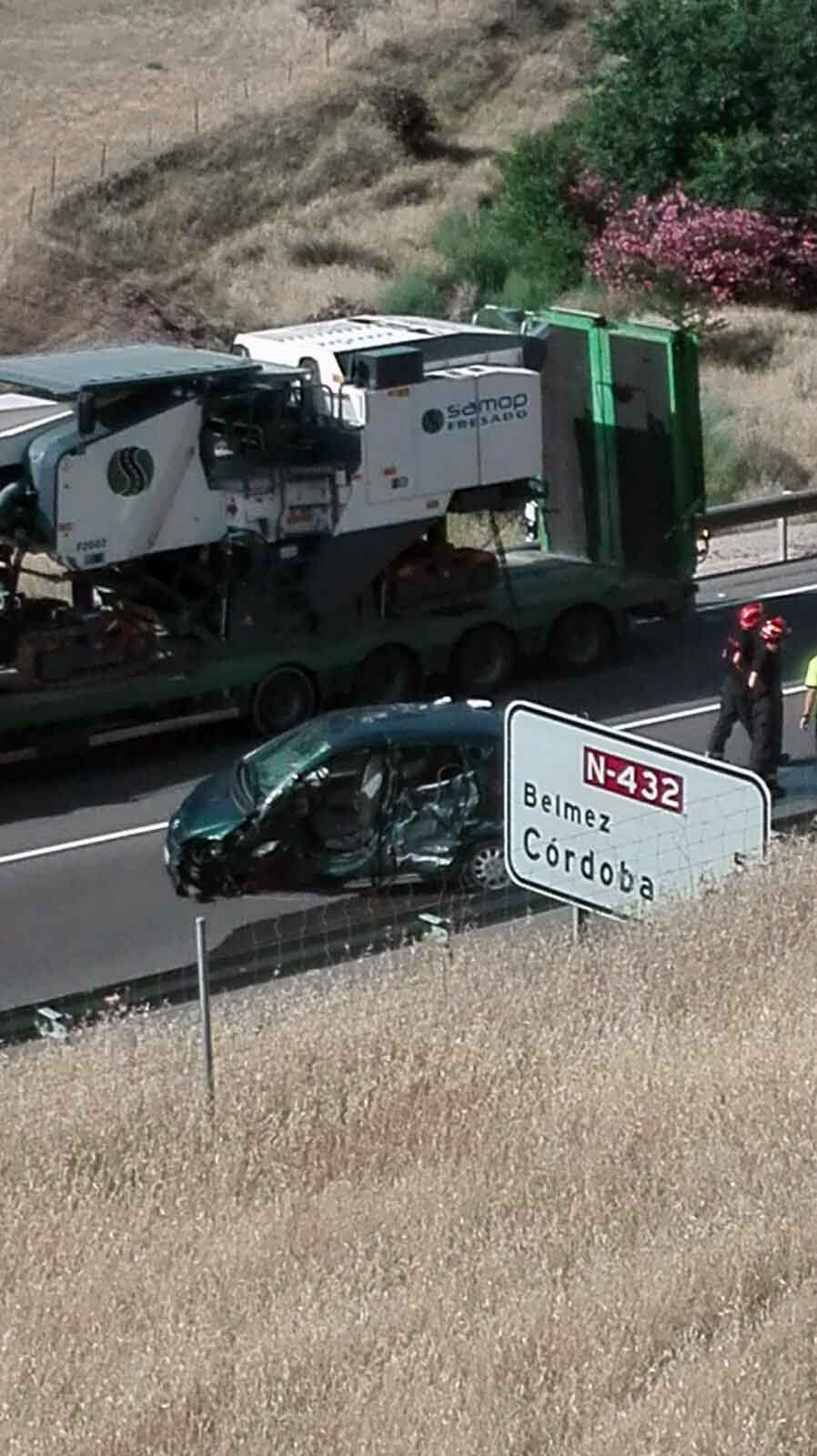 Un fallecido y un herido grave en un nuevo accidente en la N-432