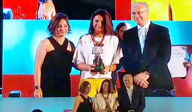 Silvia Mellado recoge el Premio Cordobeses del ao 