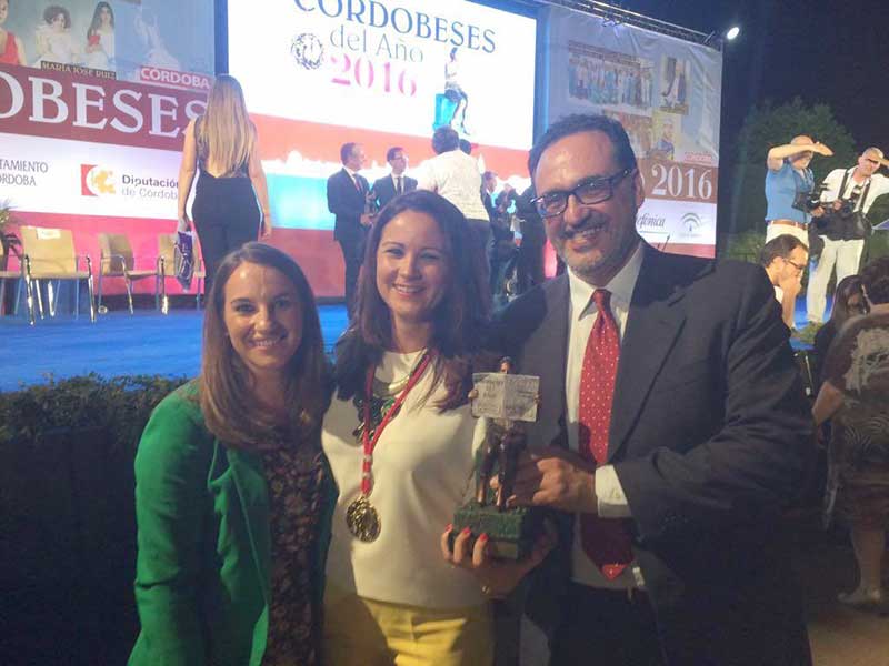 Silvia Mellado recoge el Premio Cordobeses del ao 