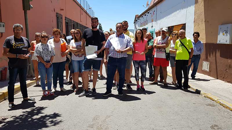 La ciudadana se manifiesta pidiendo seguridad