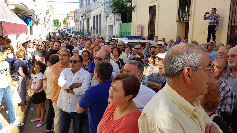 Manifestacin pidiendo seguridad y medidas ms contundente