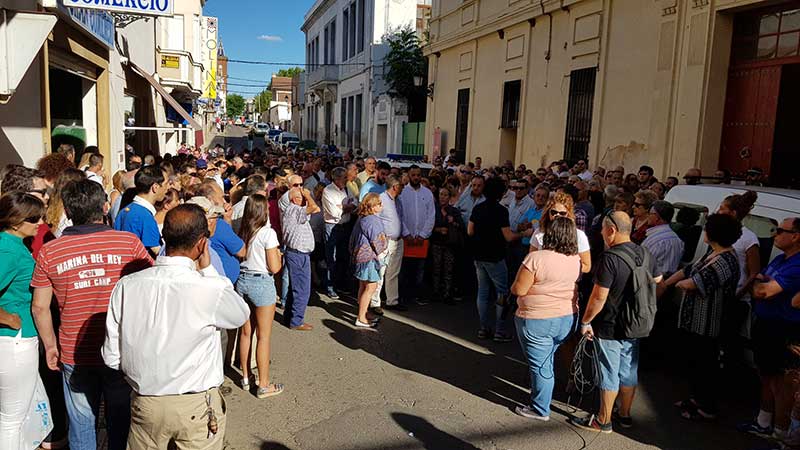 Manifestacin pidiendo seguridad y medidas ms contundente