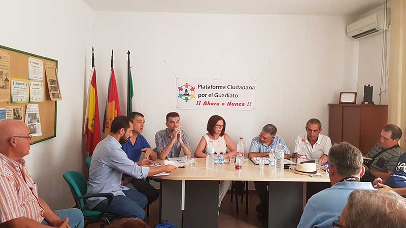 Mallo se rene con la plataforma ciudadana Por el Guadiato