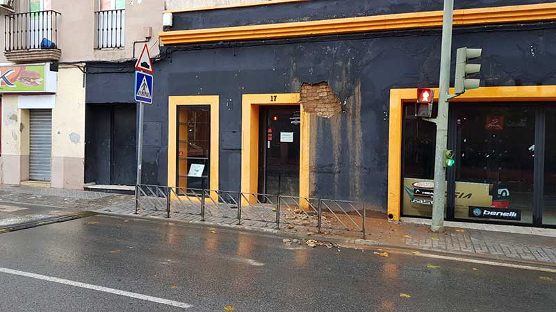 Daos del temporal en el Guadiato