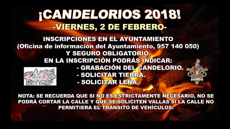 Programacin de sus tradicionales candelorios y carnaval 2018