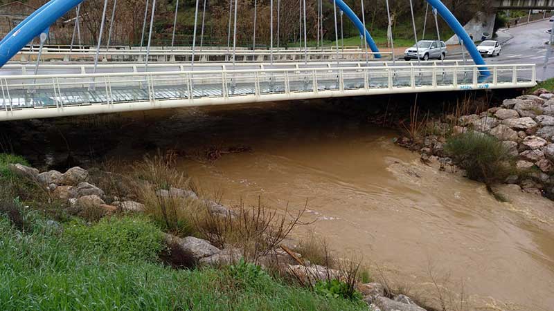 Abundantes lluvias en el Guadiato 