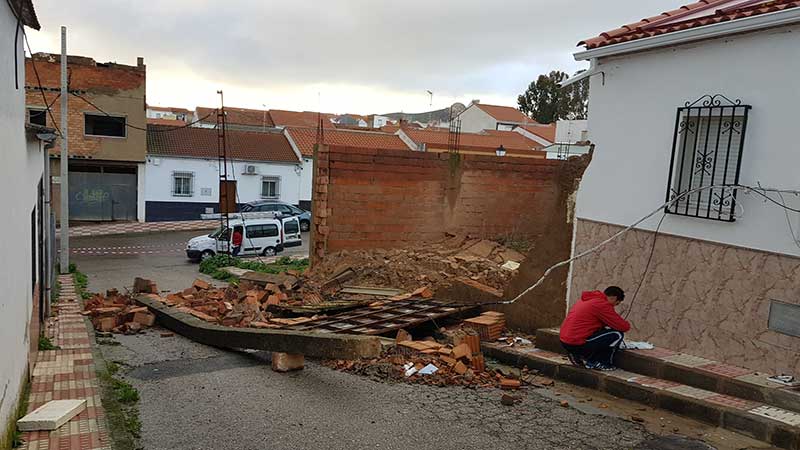 Siguen los daos provocados por la borrasca Flix