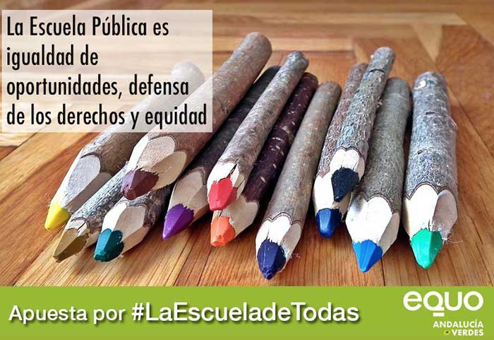 EQUO reclama al PSOE claridad a favor de la escuela pblica