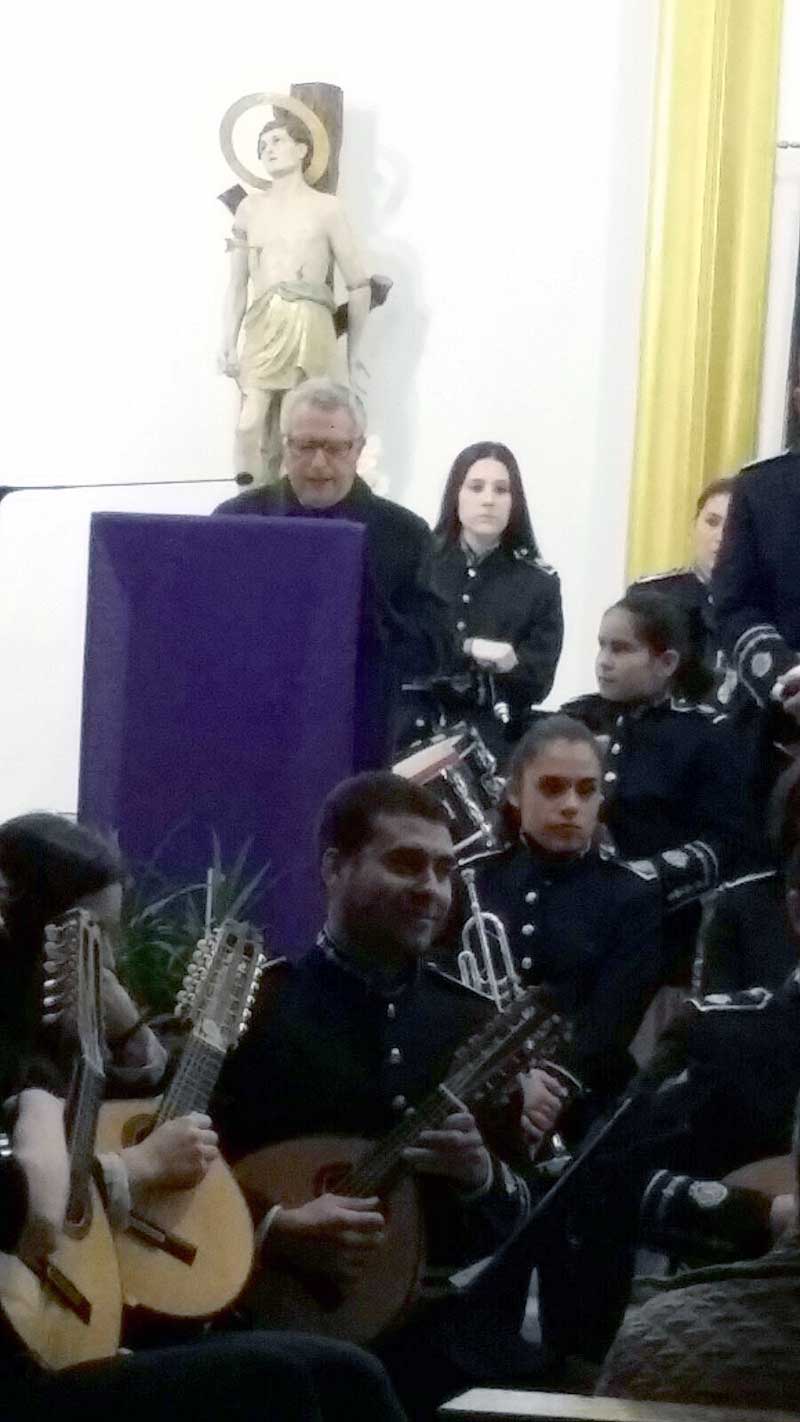 Antonio Gimnez pregona la Semana Santa espelea