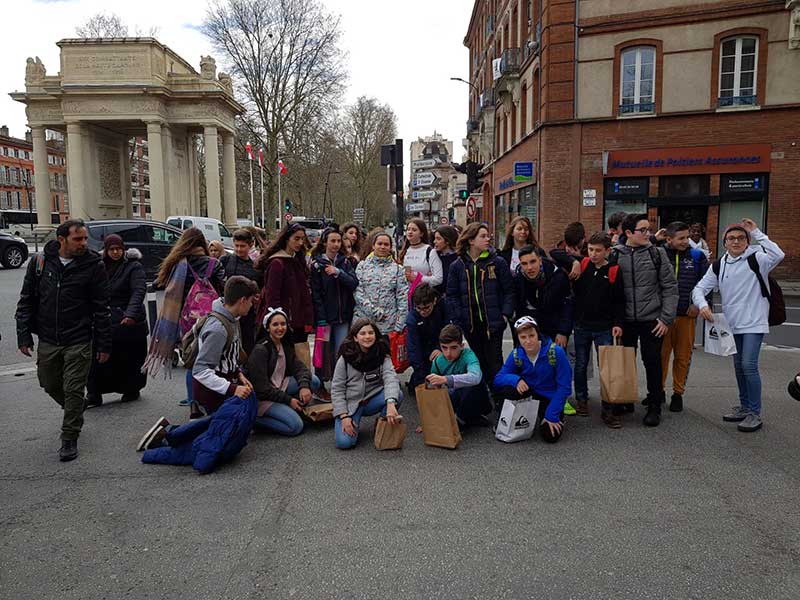 Viaje fin de cursointercambio Francia alumnos/as de 6 de primaria 