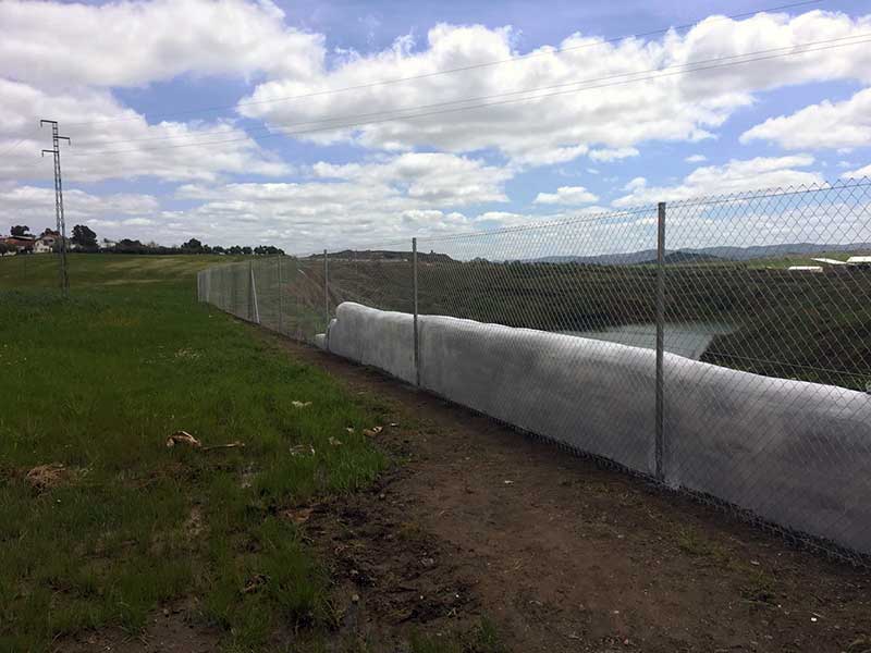 El Consistorio refuerza el muro de proteccin del barranco de la Mina Ana