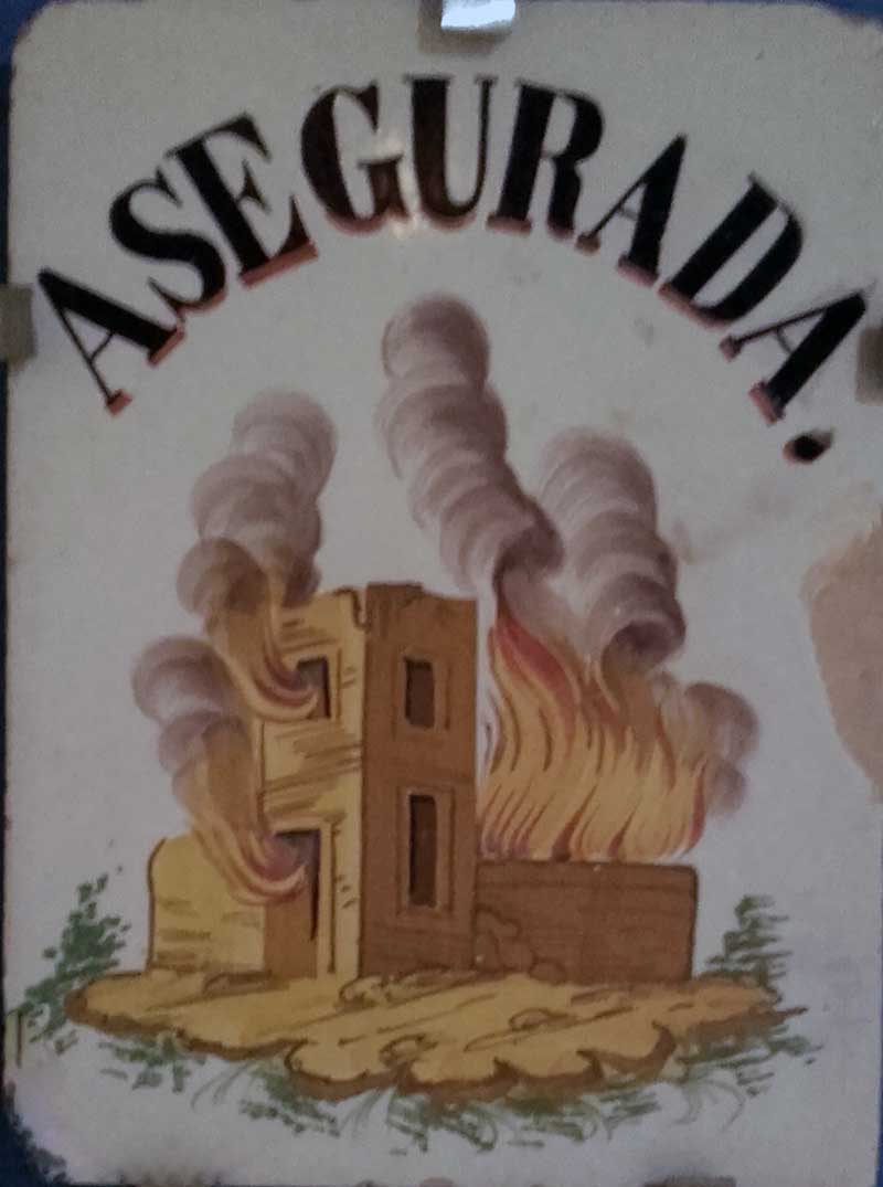 Asegurada de incendios