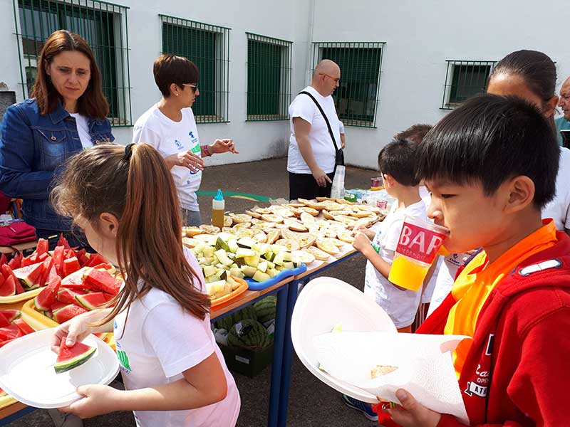 I Da saludable en familia en el CEIP Aurelio Snchez