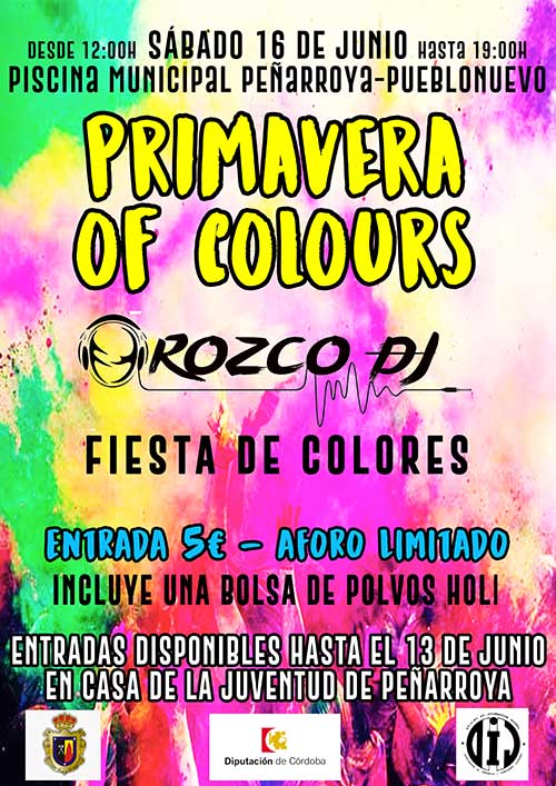 Primavera Of Colours y Fiesta Presentacin A Pico y Pala