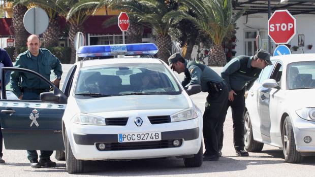 Guardia Civil durante un operativo