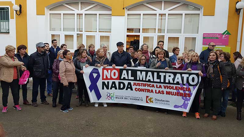 Tercera  marcha contra la violencia de gnero en el Valle del Guadiato  