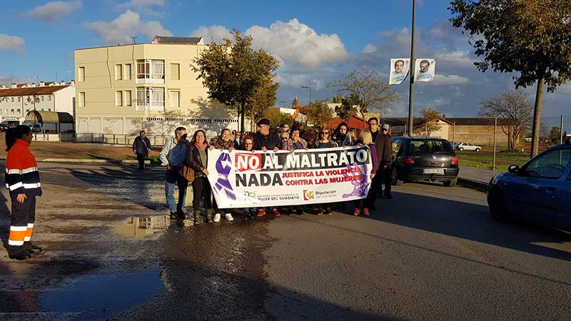 Tercera  marcha contra la violencia de gnero en el Valle del Guadiato  