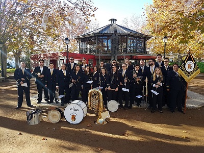Santa Brbara procesiona un ao ms en Pearroya-Pueblonuevo