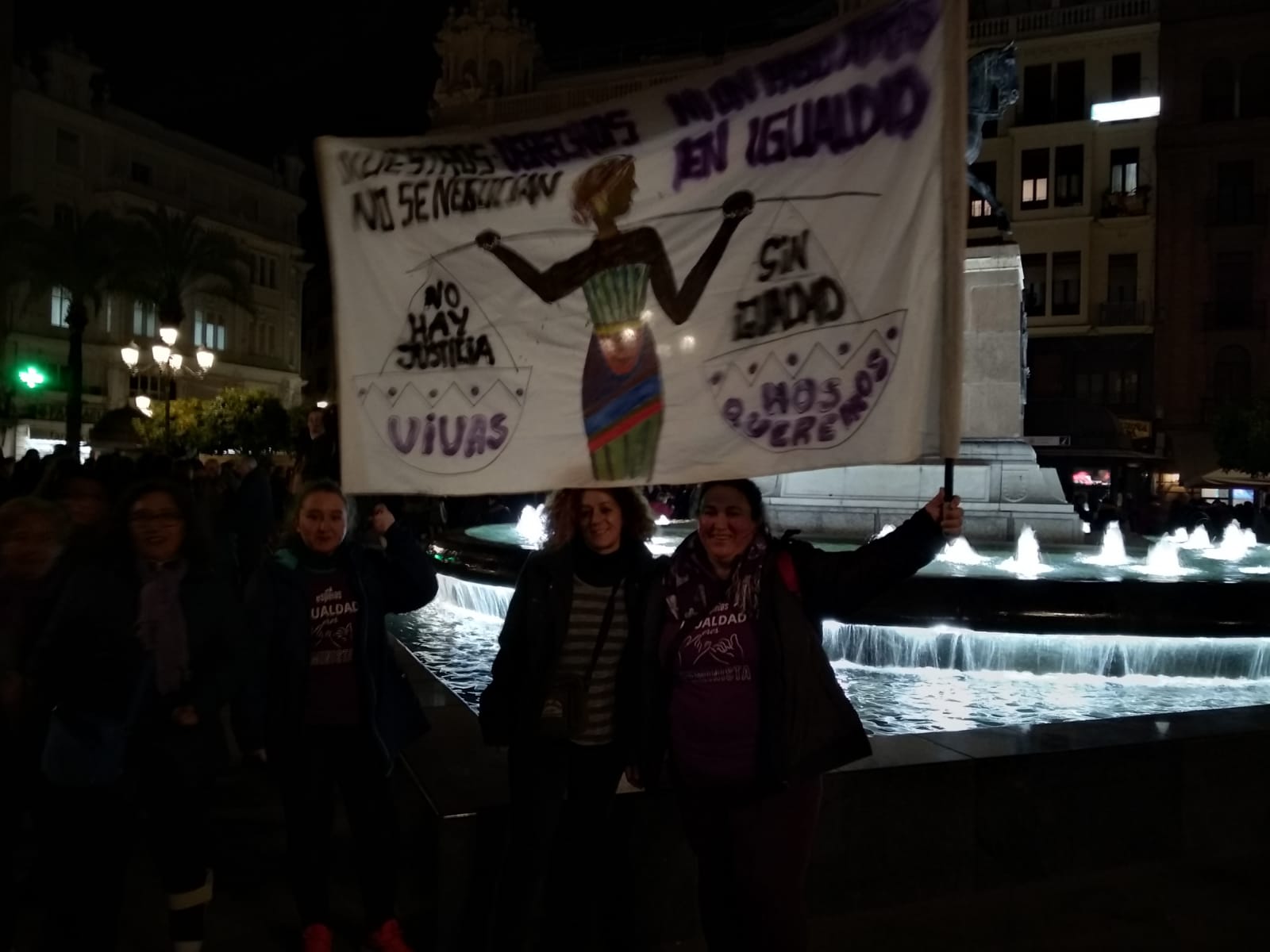 Multitudinaria concentracin feminista