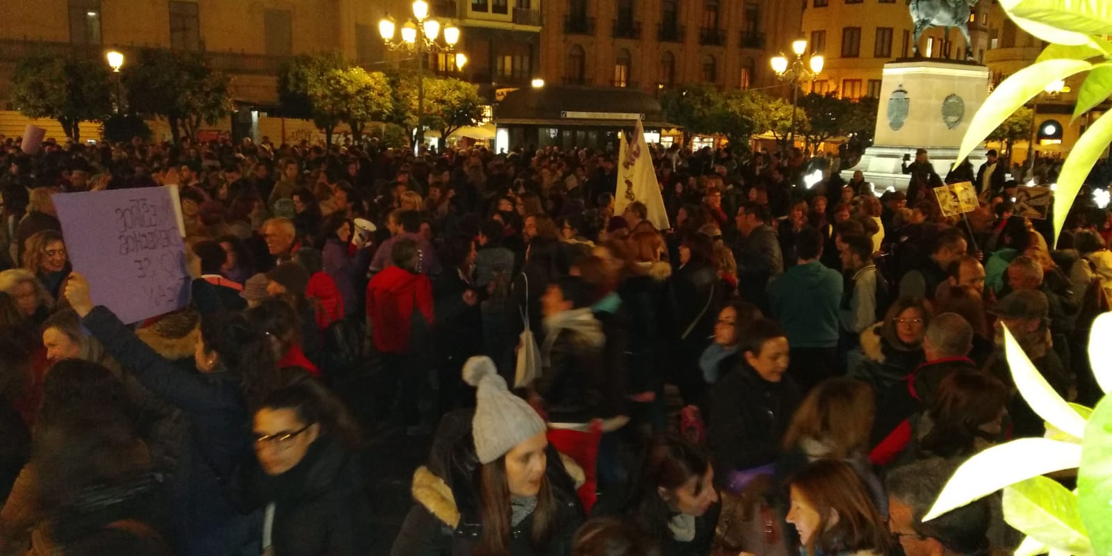 Multitudinaria concentracin feminista