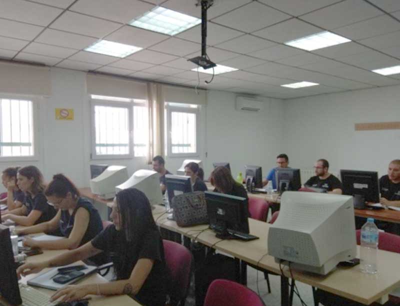 Alumnado del Taller de Empleo Guadiato Trmica