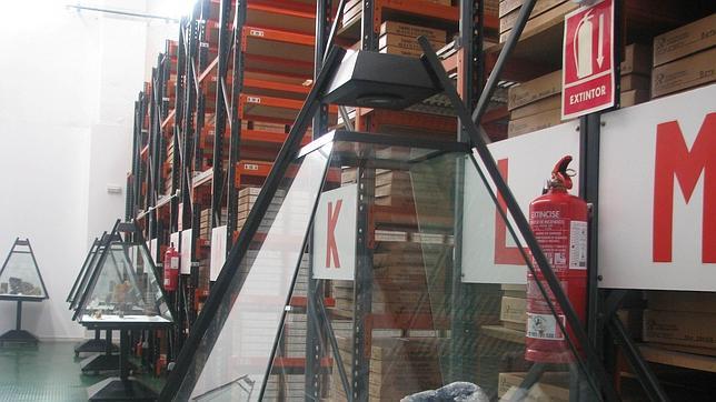 Parte de las instalaciones de la Litoteca Nacional de Pearroya