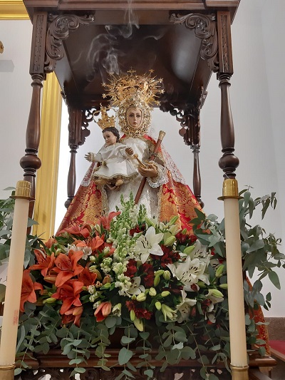 La Virgen de Estrella vuelve a su ermita