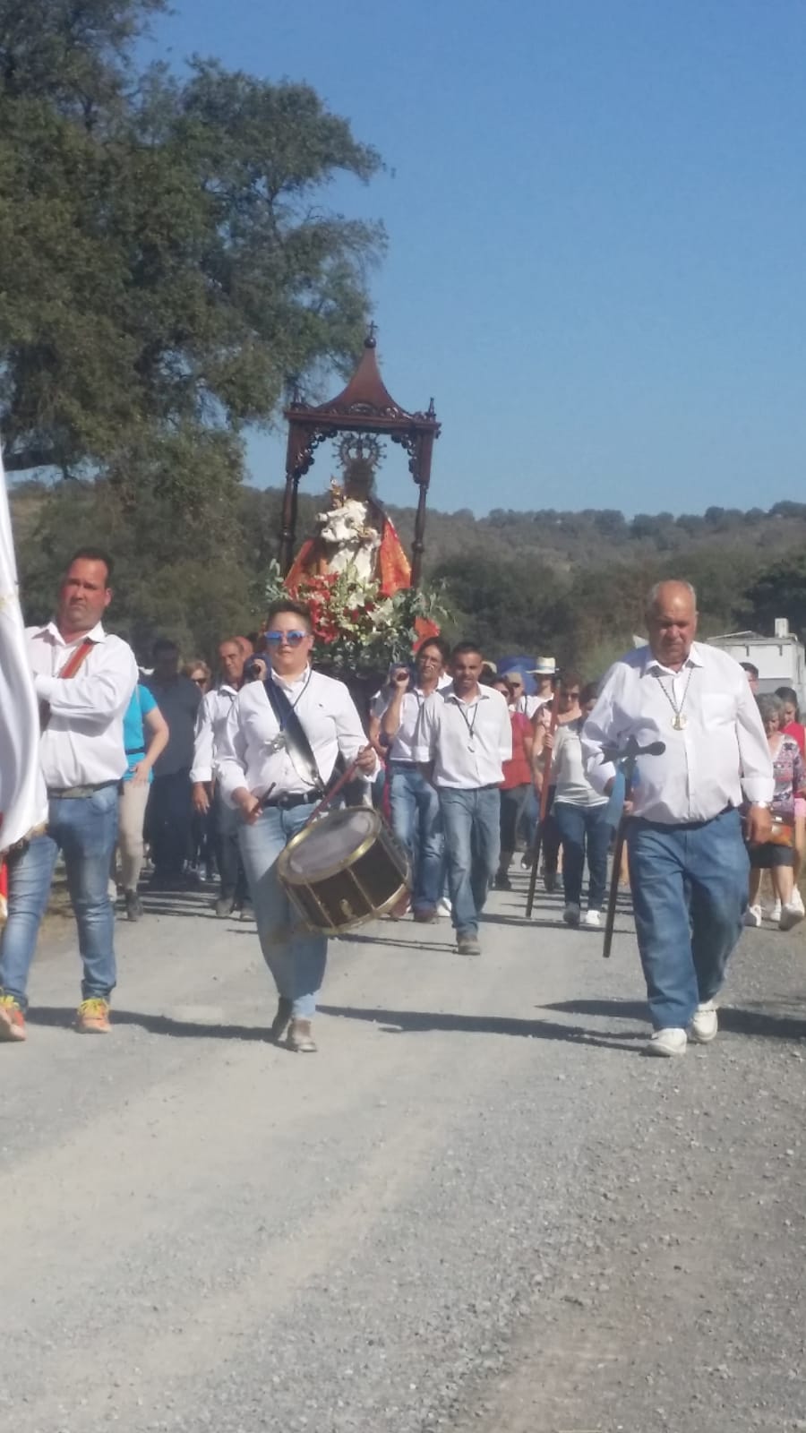 La Virgen de Estrella vuelve a su ermita