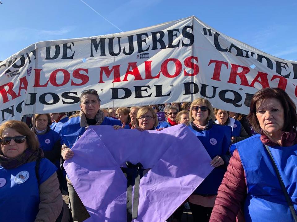 Manifestacin contra la violencia machista