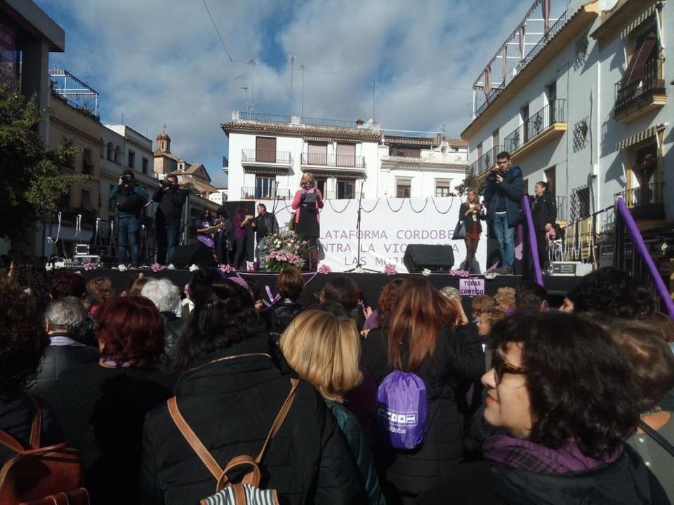 Manifestacin contra la violencia machista