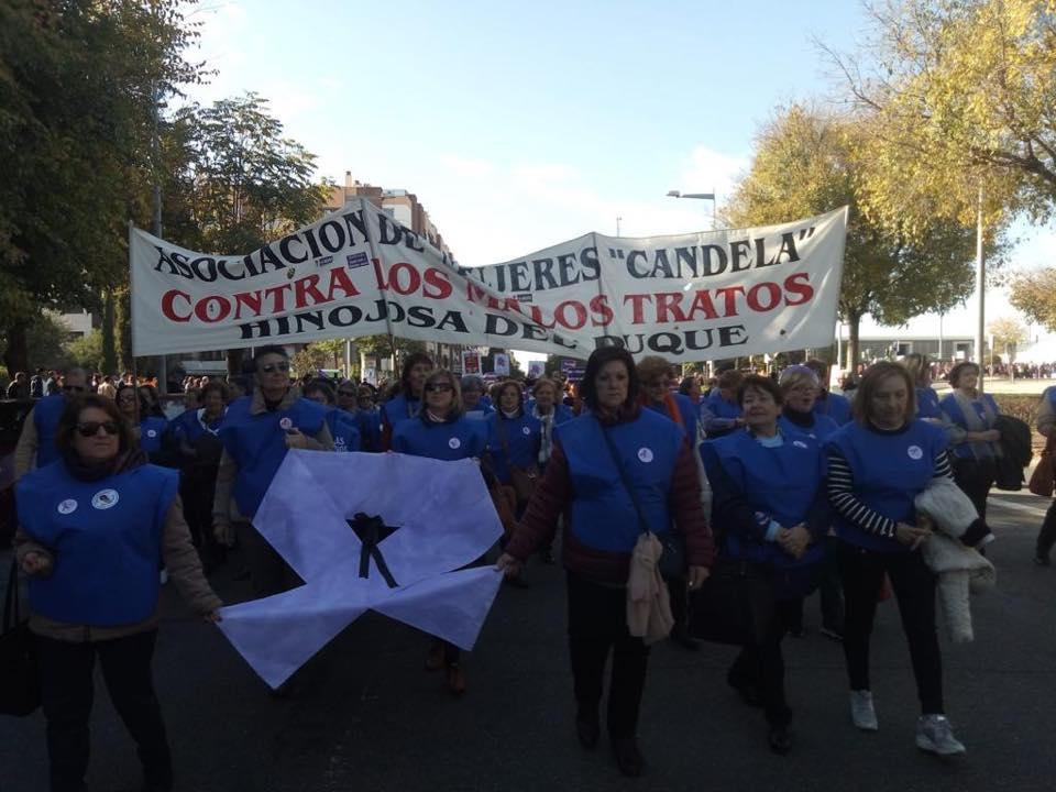 Manifestacin contra la violencia machista