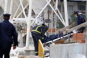 Estaba trabajando en un edificio municipal de nueva planta