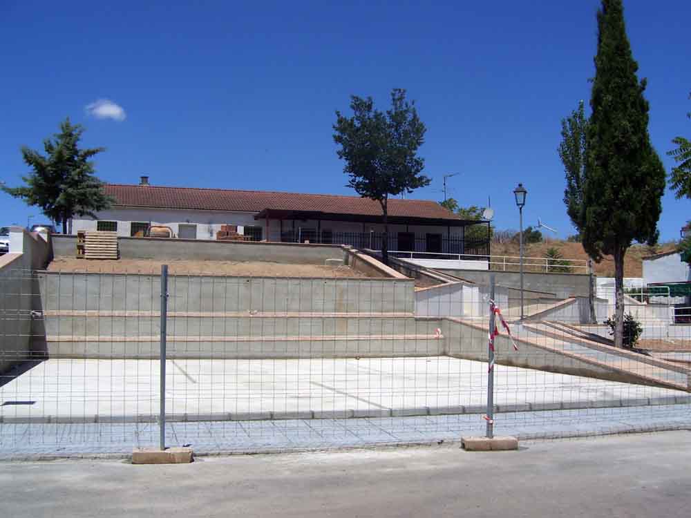 Obras en la plaza Manuel de Falla
