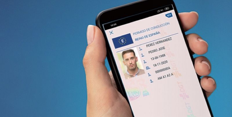 Ya se puede llevar el permiso de conducir en el mvil