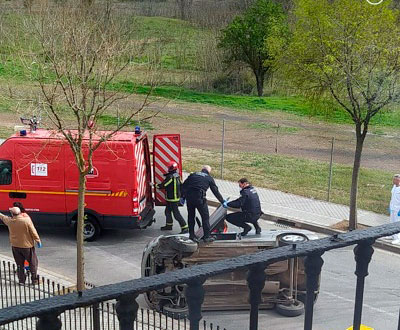 Accidente en la Ronda Sur