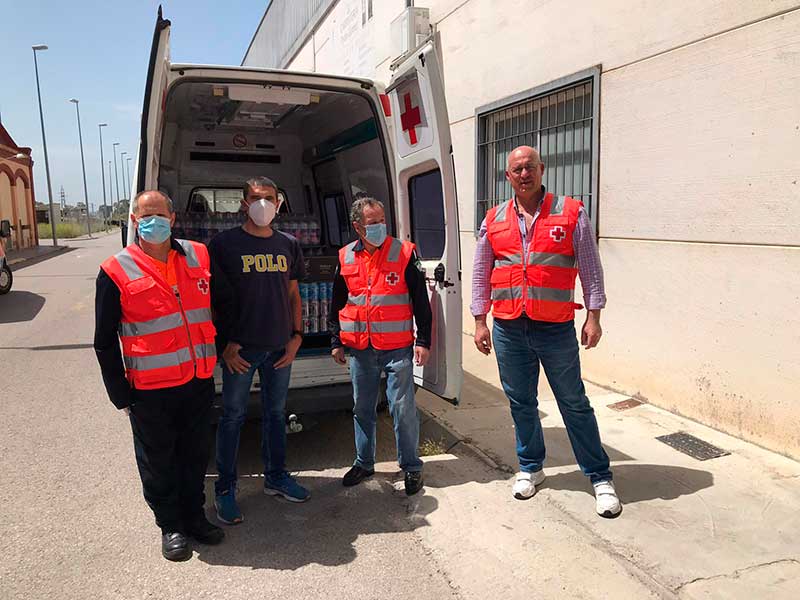 Voluntarios de Proteccin Civil en Pearroya-Pueblonuevo