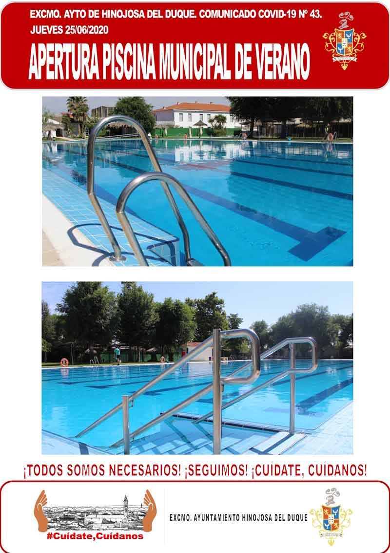 Apertura piscina municipal de verano