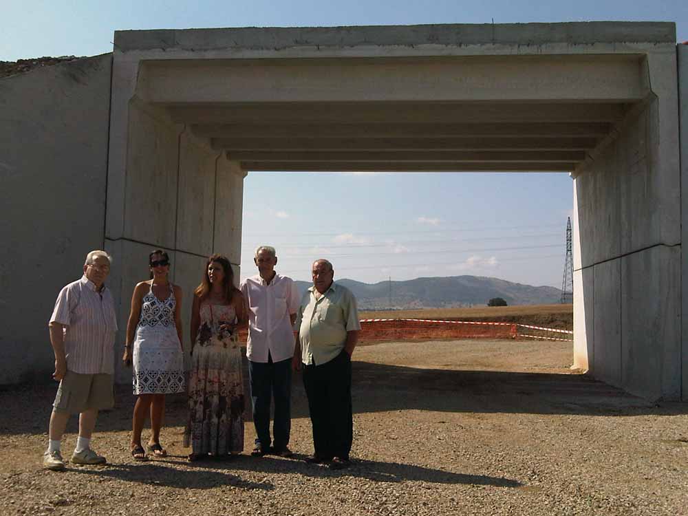 Finalización de paso bajo la vía